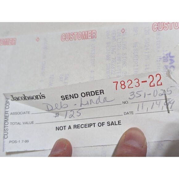 Adrienne Vittadini Women's Blue Fabric 2" Block Slip On Heel Fabric Pump 7.5 - Picture 10 of 10